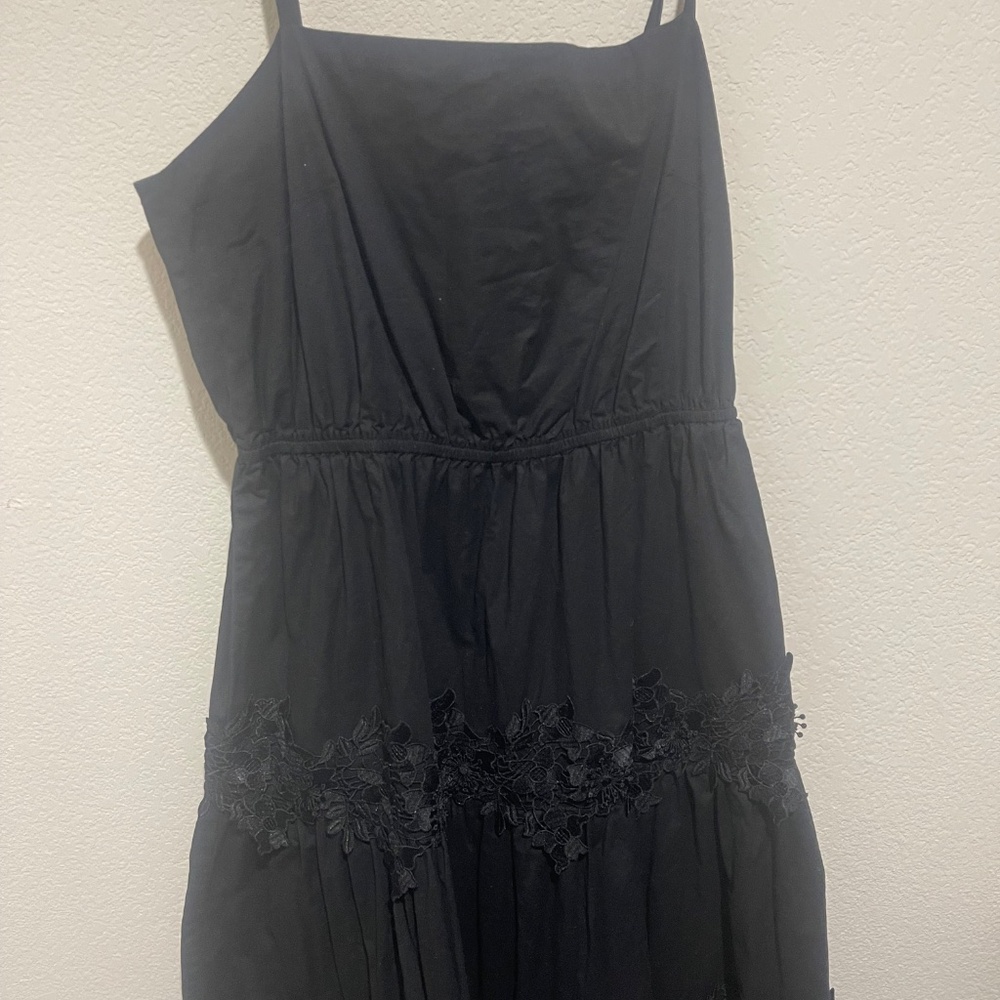 Jason Wu Lace Tiered Cotton Eyelet Midi Dress – Size L (Retail $410) - Picture 13 of 15